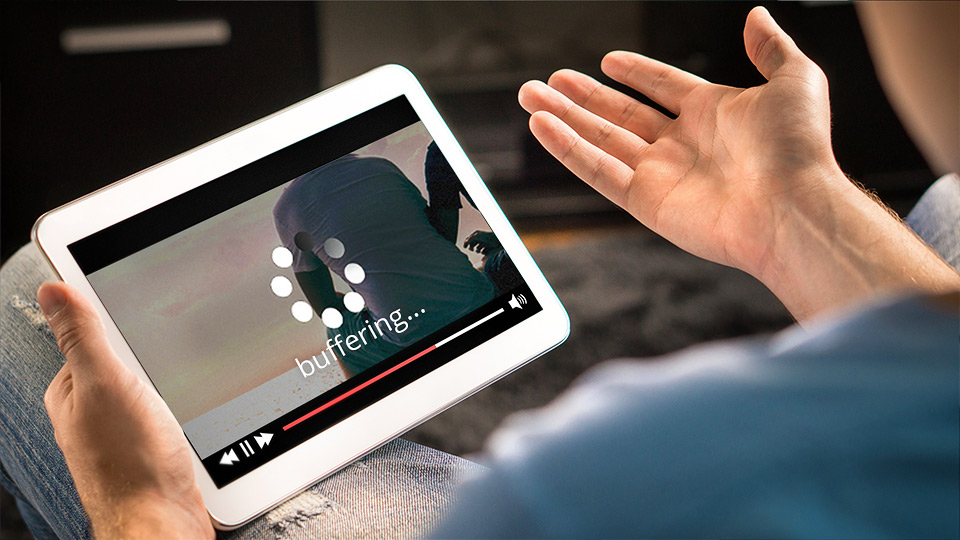 Youtube video buffering on a iPad