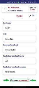 Change MyHub Password 3