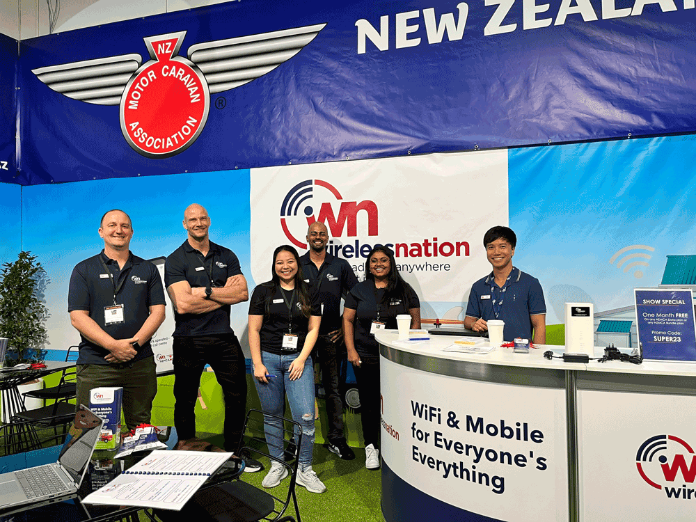 NZMCA Trade Show Wireless Nation